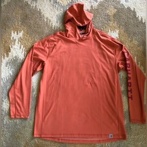 Carhartt Long Sleeve Relaxed Fit Midweight Hooded T-Shirt Sz XL NWT!